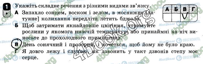ГДЗ Українська мова 9 клас сторінка В1 (1)
